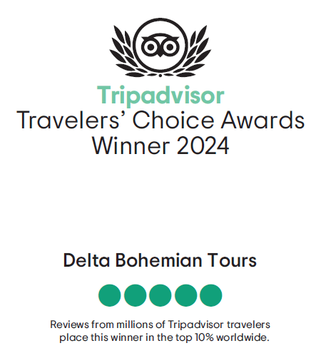 A tripadvisor award for delta bohemian tours