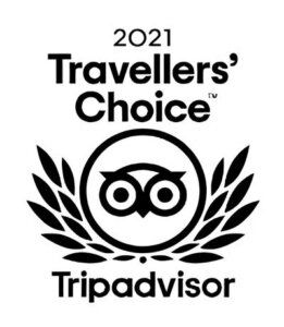 A tripadvisor logo with the words " travellers choice " in front of it.