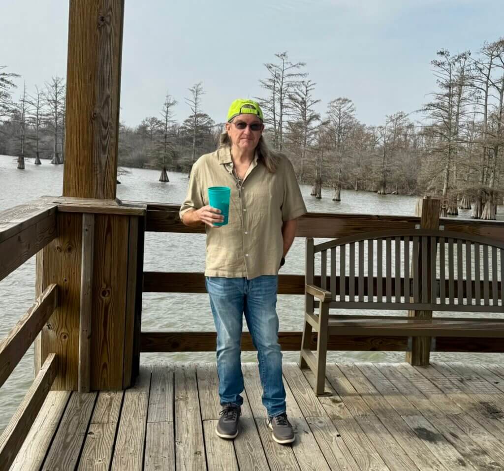 Chilly Billy Howell guiding Delta Bohemian Tours through the Mississippi Delta